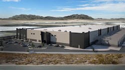 An illustration of the plannned Novva Data Centers facility in North Las Vegas, Nevada. (Source: Novva)
