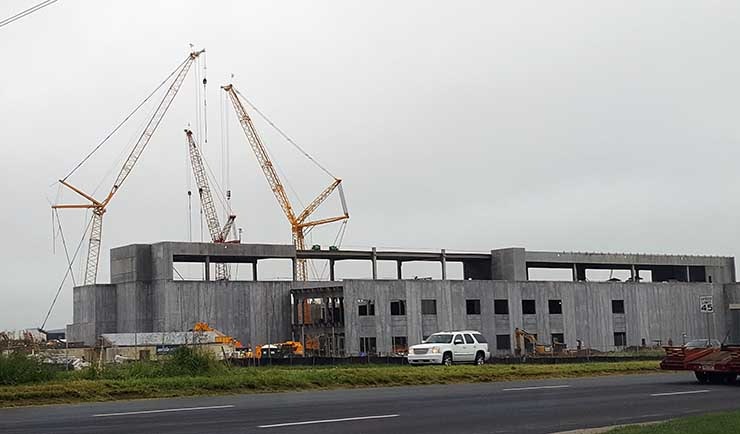 Data center construction in Ashburn, Virginia. (Photo: Rich Miller)