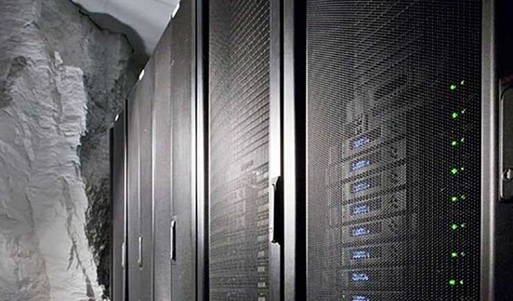 Server cabinets in Iron Mountain&rsquo;s underground data center complex in Boyers, Pa. (Photo: Iron Mountain)