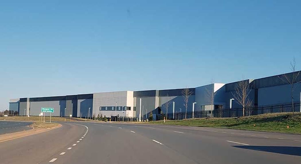 A look at the newest phase of Digital Realty’s huge Digital Loudoun campus, with a two-building complex. (Photo: Rich Miller) A look at the newest phase of Digital Realty’s huge Digital Loudoun campus, with a two-building complex. (Photo: Rich Miller)