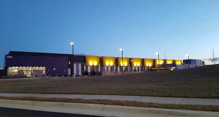 The NTT Global Data Centers VA3 facility in Ashburn, Virginia. (Photo: Rich Miller)