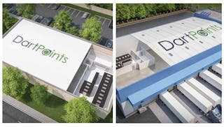 Several concept drawings of DartPoint data centers. (Images: DartPoints)