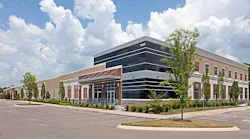 The exterior of the Flexential data center facility near Nashville. (Photo: Flexential)