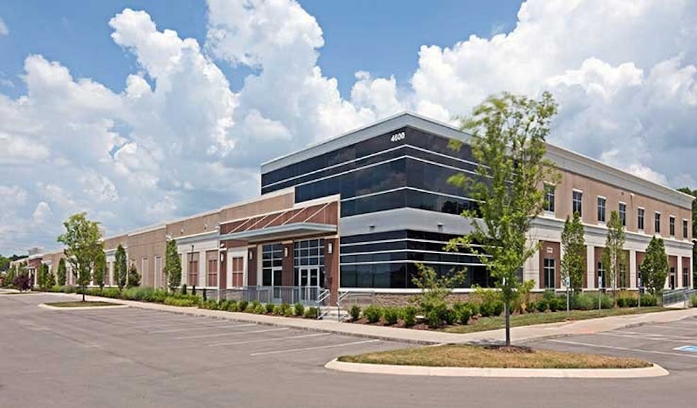 The exterior of the Flexential data center facility near Nashville. (Photo: Flexential)