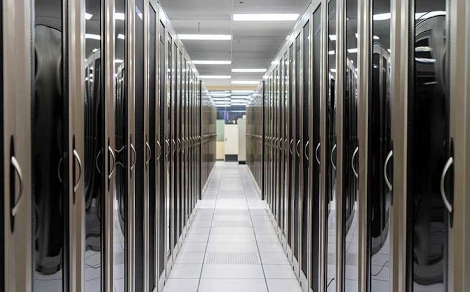 Cabinets inside an Evoque Data Center Solutions facility in Dallas. (Photo: Evoque)