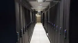 Servers and cabinets inside a containment system in a data center in San Diego. (Photo: Rich Miller)