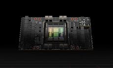 The NVIDIA H100, the first CPU chip using the new Hopper architecture. (Image: NVIDIA)