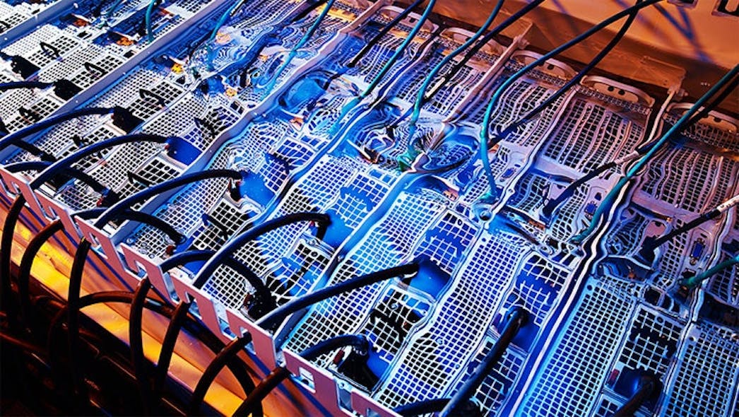Servers immersed in a liquid cooling solution from GRC (Green Revolution Cooling). (Photo: GRC)
