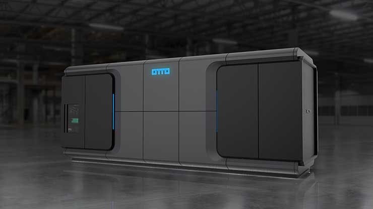 TMGcore has launched its OTTO system, a modular data center platform using immersion cooling and managed by software and robots. (Image: TMGcore)