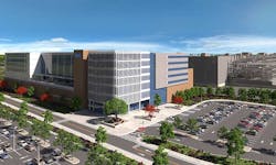 A rendering shows early plans for two new leading-edge Intel processor factories in Licking County, Ohio. (Credit: Intel Corporation) A rendering shows early plans for two new leading-edge Intel processor factories in Licking County, Ohio. (Credit: Intel Corporation)