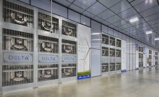 A cooling wall of Delta-3 units inside an Aligned data center. (Photo: Aligned)
