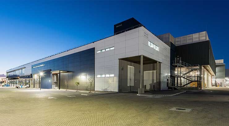The exterior of CT2, the new Teraco Data Environments data center om Brackenfell, Cape Town in South Africa. (Photo: Digital Realty)