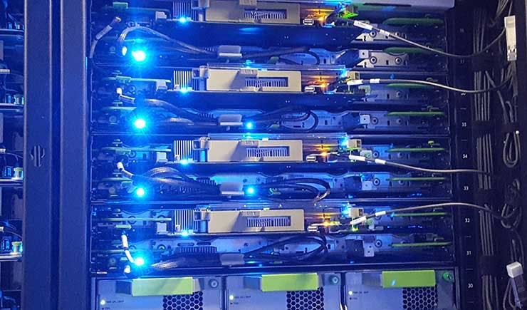 Servers inside a Facebook hyperscale data center in North Carolina. (Photo: Rich Miller)