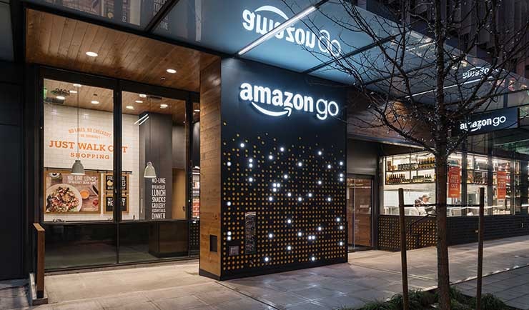 The highly-automated Amazon Go store in Seattle, an example of how cloud technologies can bring new capabilities to retail at the edge. (Image: Amazon)