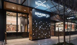 The highly-automated Amazon Go store in Seattle, an example of how cloud technologies can bring new capabilities to retail at the edge. (Image: Amazon)