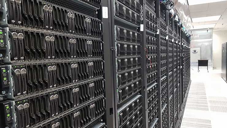 High-density racks will become more common as AI gains traction. (Photo: Rich Miller)