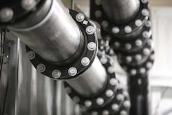 These pipes are part of the cooling system for the Nautilus Data Technologies facility in Stockton. These pipes are part of the cooling system for the Nautilus Data Technologies facility in Stockton.