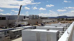 Construction on Facebook’s data center campus in Prineville, Oregon in July 2016. (Photo: Rich Miller)
