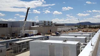 Construction on Facebook&rsquo;s data center campus in Prineville, Oregon in July 2016. (Photo: Rich Miller)