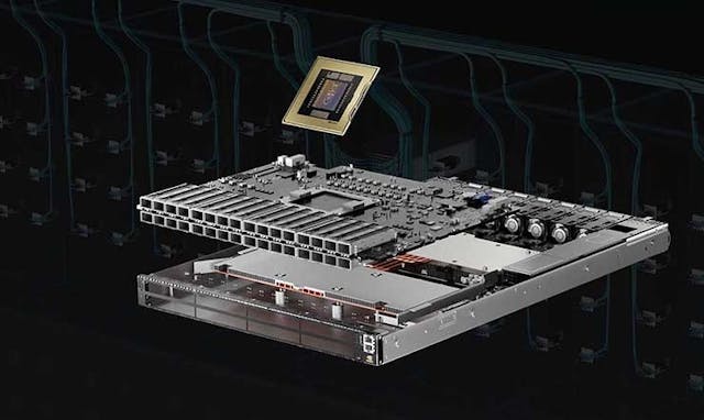 The NVIDIA Quantum-2 InfiniBand networking platform consists of the NVIDIA Quantum-2 switch, ConnectX-7 network adapter, and BlueField-3 DPU. (Image: NVIDIA)