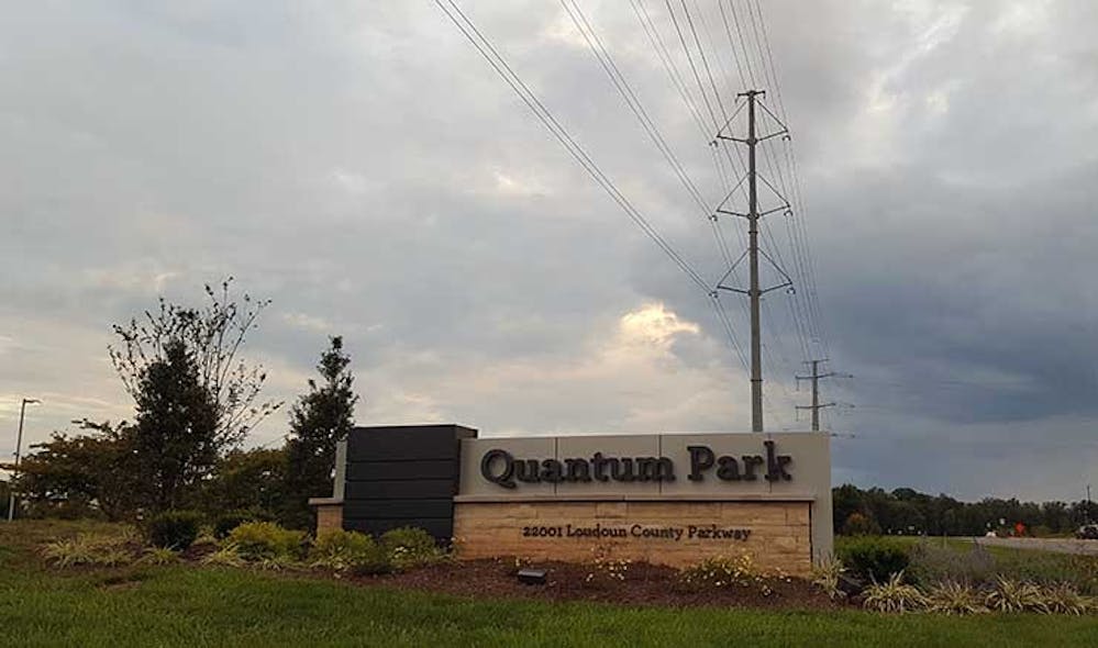 The historic Quantum Park development in Ashburn, which sits atop a major intersection of both power and fiber. (Photo: Rich Miller)