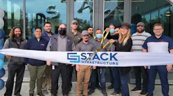 The team at STACK Infrastructure celebrates the opening of its SVY02 data center in San Jose, California. (Photo: STACK)