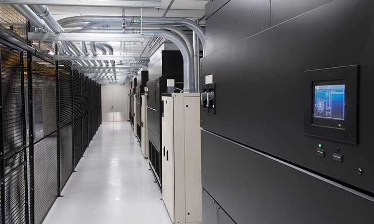 A server farm in Chicago. (Photo: ServerFarm)