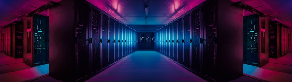 Lights-out data centers are fully automated facilities that can operate in the dark without onsite staff. (Source: Shutterstock, courtesy of Belden)