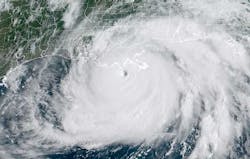 Hurricane Ida approaches landfall Sunday on the coast of Louisiana. (Image: NOAA) Hurricane Ida approaches landfall Sunday on the coast of Louisiana. (Image: NOAA)