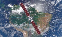 Satellite operator SES will use its O3b mPOWER network of satellites (pictured here) to provide broadband connectivity to the Azure cloud and Carnival Cruise ships. (Image: SES) Satellite operator SES will use its O3b mPOWER network of satellites (pictured here) to provide broadband connectivity to the Azure cloud and Carnival Cruise ships. (Image: SES)