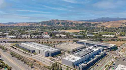 An aerial view of the Equinix data campus in South San Jose in Silicon Valley. (Image: Equinix)