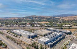 An aerial view of the Equinix data campus in South San Jose in Silicon Valley. (Image: Equinix) An aerial view of the Equinix data campus in South San Jose in Silicon Valley. (Image: Equinix)