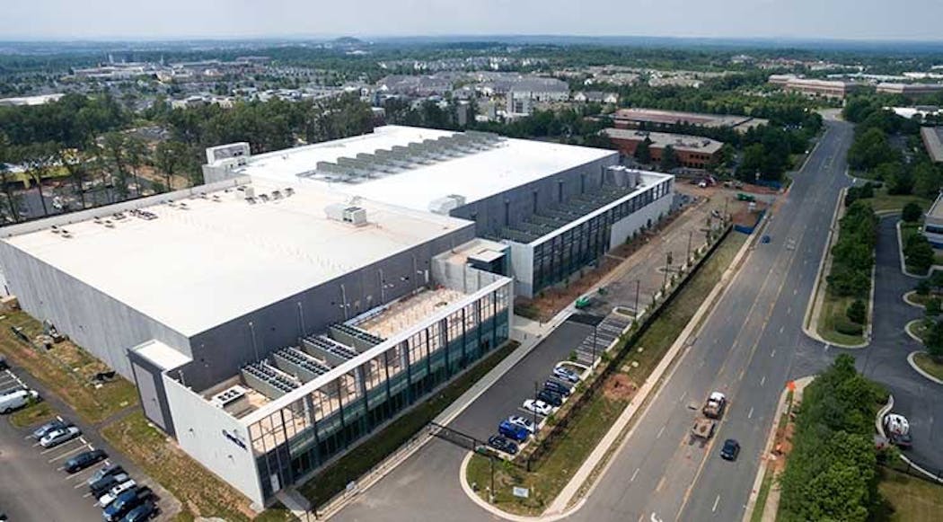 An aerial view of the CyrusOne Sterling II data center in Northern Virginia. (Photo: CyrusOne)
