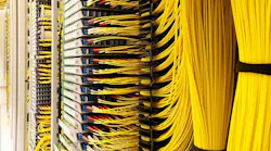 Dense network cabling inside an Equinix interconnection facility in Amsterdam. (Photo: Equinix)