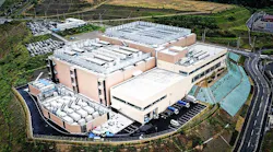 An aerial view of a an MC Digital Realty data center in Osaka, Japan that was built through a joint venture with Mitsubishi. (Image: MC Digital Realty)