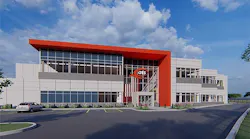 The QTS Data Centers Shellhorn DC-1 project in Ashburn. (Image: QTS)