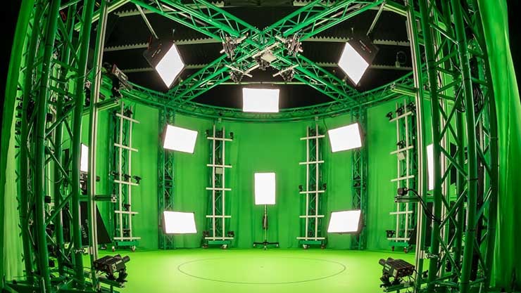 The volumetric capture studio for Avatar Dimension inside the Sabey Data Centers campus in Ashburn, Virginia. (Image: Avatar Dimension)