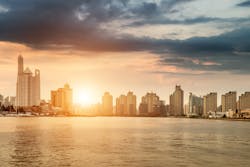 Mumbai in the setting sun. Source: Iron Mountain Mumbai in the setting sun. Source: Iron Mountain