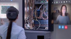 A demonstration of Microsoft Dynamics 365 Remote Assist on HoloLens 2 shows how remote team members and screens can be integrated into a mixed reality environment. (image: Microsoft) A demonstration of Microsoft Dynamics 365 Remote Assist on HoloLens 2 shows how remote team members and screens can be integrated into a mixed reality environment. (image: Microsoft)