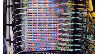 The Facebook fabric aggregator is a network device designed to handle massive data traffic flows between data centers. (Photo: Rich Miller)