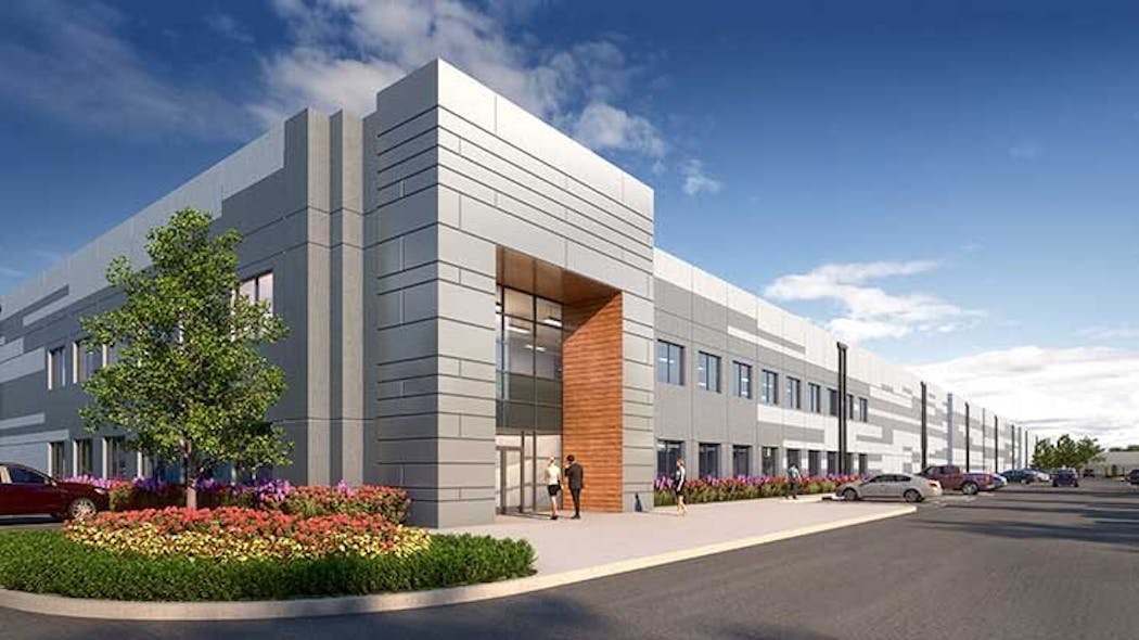An illustration of Skybox Chicago I, a development from Skybox and logistics specialist Prologis. (image: Skybox Datacenters)
