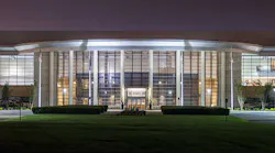 The main building at Quantum Park, the historic connectivity hub now owned by American Real Estate Partners. (Image: AREP)