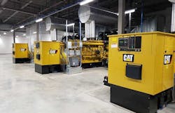 Many Texas data center operators are relying on emergency backup generators like these to keep customers online during the winter weather crisis. (Photo: Rich Miller) Many Texas data center operators are relying on emergency backup generators like these to keep customers online during the winter weather crisis. (Photo: Rich Miller)