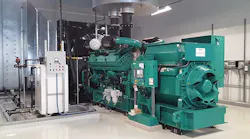 A backup generator at a Microsoft data center in Virginia. (Photo: Rich Miller)