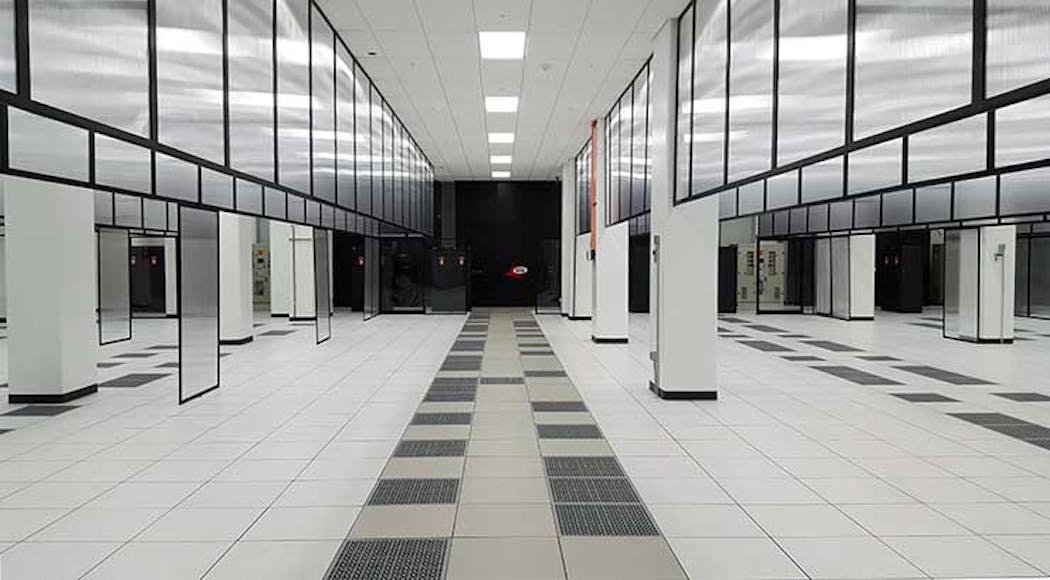 A look inside a 6 megawatt data hall in the QTS Data Centers campus near Richmond, Virginia. (Photo: Rich Miller)