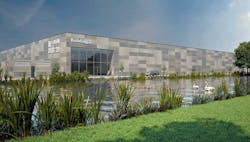 An illustration of Echelon Data Centres newest project near Dublin, which includes wind power generation. (Image: Echelon Data) An illustration of Echelon Data Centres newest project near Dublin, which includes wind power generation. (Image: Echelon Data)