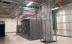 A power room inside the QTS Ashburn data center. (Photo: Rich Miller)
