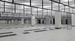 This finished data hall inside the QTS Data Centers Richmond campus is pre-configured for hyperscale data centers tenants, with 6 megawatts of power capacity. (Photo: Rich Miller)