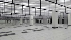 This finished data hall inside the QTS Data Centers Richmond campus is pre-configured for hyperscale data centers tenants, with 6 megawatts of power capacity. (Photo: Rich Miller) This finished data hall inside the QTS Data Centers Richmond campus is pre-configured for hyperscale data centers tenants, with 6 megawatts of power capacity. (Photo: Rich Miller)