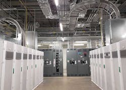A power room supporting lithium-ion UPS systems in a QTS Data Centers facility in Manassas, Va. (Photo: Rich Miller) A power room supporting lithium-ion UPS systems in a QTS Data Centers facility in Manassas, Va. (Photo: Rich Miller)